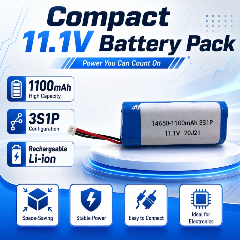 Medical Lab Equipments - Paket Baterai Li-ion 11.1V 14650 Bentuk